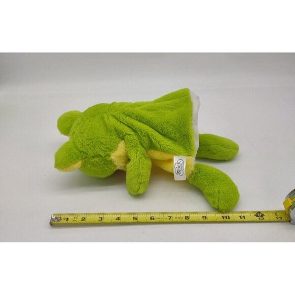 Spark Create Imagine Green Frog 10" inch Plush Hand Puppet Frog Ribbit Sound - Picture 8 of 10